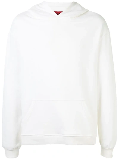 424 Logo Hoodie In White
