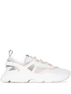 Dolce & Gabbana Dolce And Gabbana Beige Stretch Knit Daymaster Sneakers In White