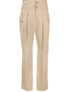 DOLCE & GABBANA HIGH-WAISTED STRAIGHT TROUSERS