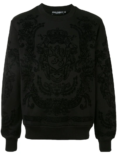 DOLCE & GABBANA DG ROYAL PRINT SWEATSHIRT 