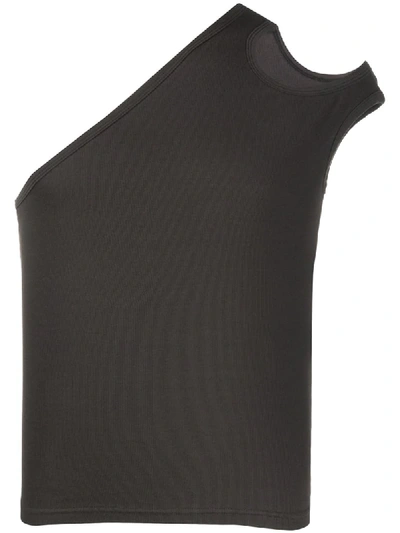 Telfar Asymmetric Tank Top In Black