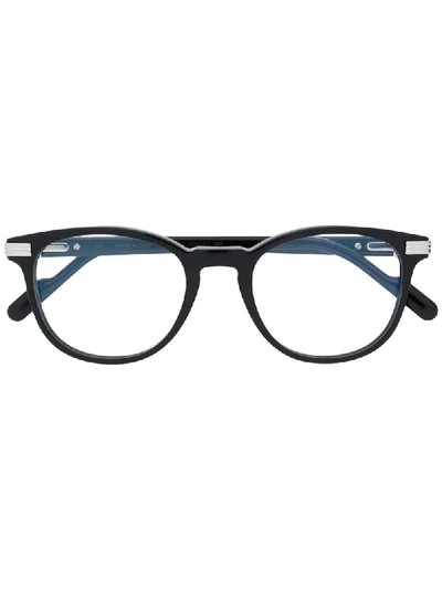 Cartier Round Frame Glasses In Black