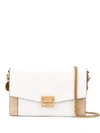 Givenchy Gv3 Wallet On Chain In White ,neutral