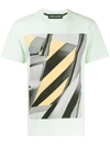 United Standard 'piotr' T-shirt Mit Grafischem Print In Green