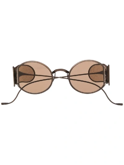 Uma Wang X Rigards Shanghai Sunglasses In Brown