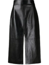 GIVENCHY SLIT LEATHER SKIRT