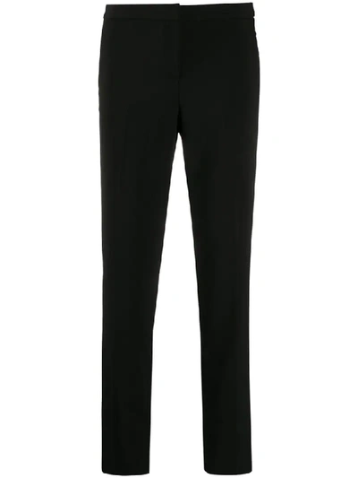Ermanno Scervino Slim-fit Mid-rise Trousers In Black