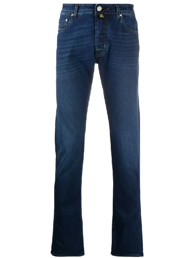 Jacob Cohen Low Rise Slim-fit Jeans In Blue