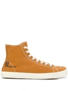 Maison Margiela Tabi High-top Sneakers In Brown