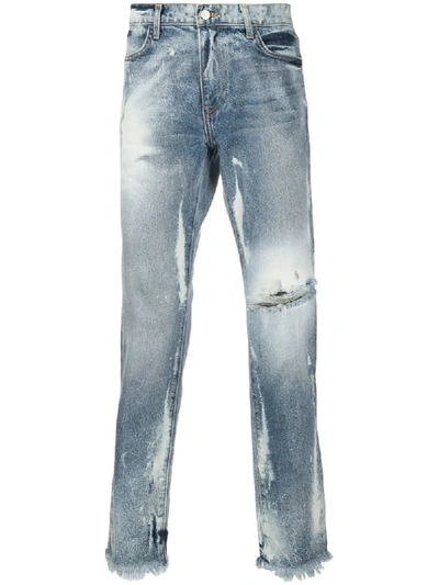 424 Marshall Bleached Effect Jeans In Blue