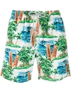 MC2 SAINT BARTH HAWAIIAN DREAM SWIM SHORTS