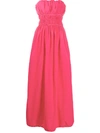 KENZO STRAPLESS MAXI DRESS