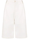 DION LEE VENTED PLEAT SHORTS