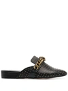 KURT GEIGER CHELSEA CHAIN STRAP MULES