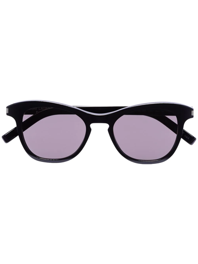Saint Laurent Black 356 Butterfly Sunglasses