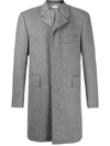 THOM BROWNE HEAVYWEIGHT CASHMERE CHESTERFIELD OVERCOAT