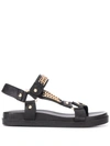 CARVELA COSTELLO CHAIN EMBELLISHED SANDALS