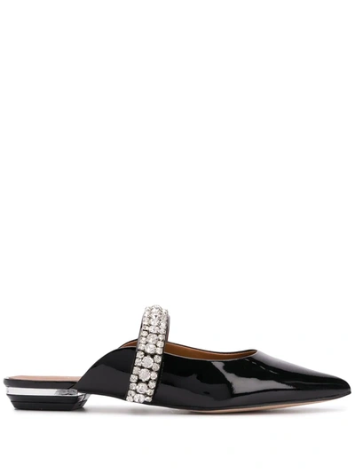 Kurt Geiger Slip On Mules In Black