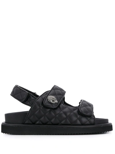 KURT GEIGER ORSON QUILTED SANDALS