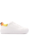 Kurt Geiger Rainbow Shop Laney Eagle Sneaker In White