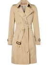 Burberry Chelsea Heritage Double-breasted Trench Coat In Neutrals