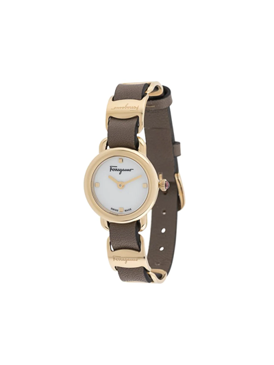 Ferragamo Varina 22mm Watch In Grey