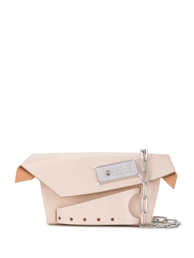 Maison Margiela Small Snatched Crossbody Bag In Pink