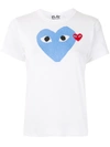 COMME DES GARÇONS PLAY LOGO-PATCH PRINTED T-SHIRT