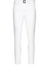 POLO RALPH LAUREN BELTED HIGH-RISE JEANS
