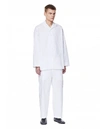 JIL SANDER WHITE COTTON pyjamas,JPUQ610605/MQ244500/100