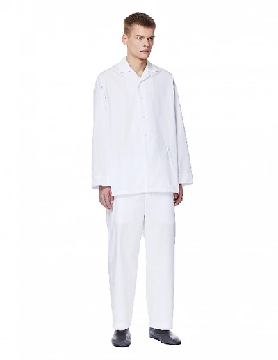 Jil Sander White Cotton Pyjamas