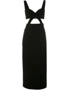 DOLCE & GABBANA CUT-OUT MIDI DRESS