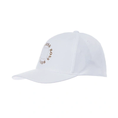 Hugo Boss Boss Athleisure Circle Cap In White