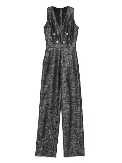 Balmain Women's  Black Wool Jumpsuit