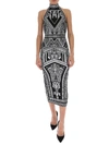 BALMAIN BALMAIN JACQUARD MIDI DRESS