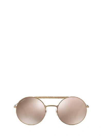Pre-owned Chanel Round Frame Aviator Sunglasses In Multi