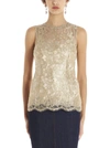 DOLCE & GABBANA DOLCE & GABBANA LACE SLEEVELESS TOP