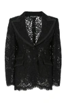 DOLCE & GABBANA DOLCE & GABBANA SINGLE BREASTED LACE BLAZER