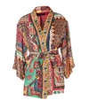 ETRO ETRO MULTI PATTERN BELTED JACKET