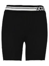 GCDS GCDS RIBBED BIKE SHORTS