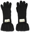 GUCCI GUCCI LOGO KNIT GLOVES