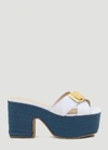 JACQUEMUS JACQUEMUS LES TATANES PLATFORM SANDALS