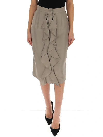 Max Mara Edolo Skirt In Grey