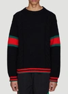 GUCCI OVERSIZED CABLE KNIT SWEATER