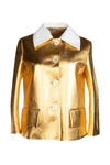 PRADA PRADA METALLIC CROPPED JACKET