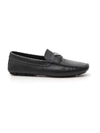 PRADA PRADA SAFFIANO LOGO LOAFERS