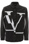 VALENTINO VALENTINO LOGO DENIM JACKET