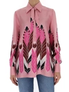 VALENTINO VALENTINO POP FEATHERS PRINTED SHIRT