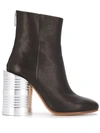 MM6 MAISON MARGIELA TIN CAN HEEL ANKLE BOOT