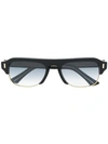 CUTLER AND GROSS LARGE FRAME TINTED SUNGLASSES